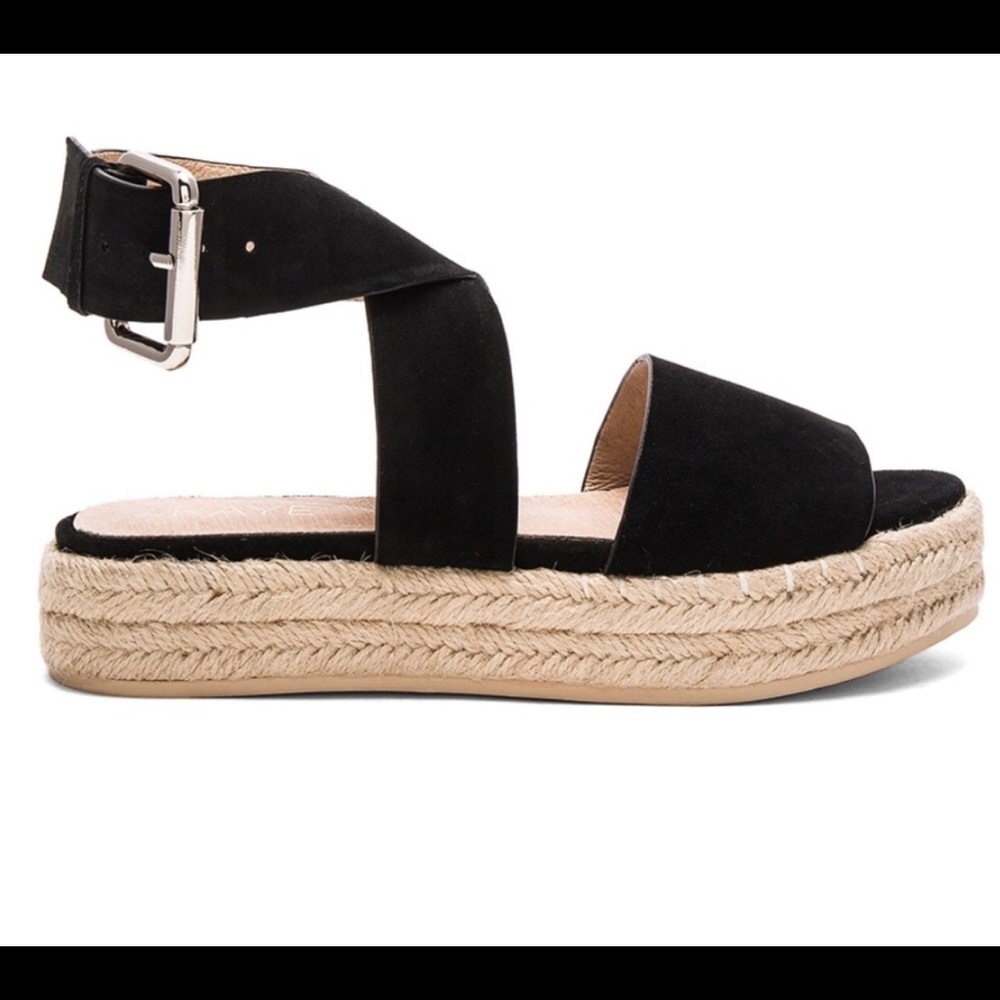 Raye Black Sandals